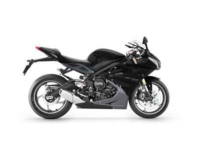 2013 Triumph Daytona 675 - Phantom Black / Graphite